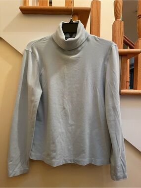 Jones New York Sky Blue Turtleneck Sweater